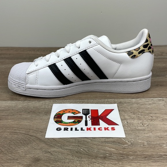 Women’s/Kids Vans Superstar J Cheetah/Black/White - Picture 3 of 5